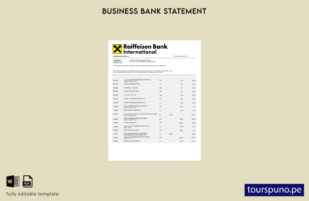 listo para imprimir Raiffeisen Bank International Bank Declaración internacional